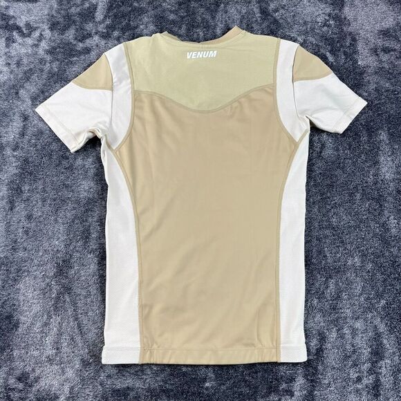 Venum Tempest Rashguard Short Sleeve MMA Shirt Men's M Brown NWT Fight - Picture 6 of 8